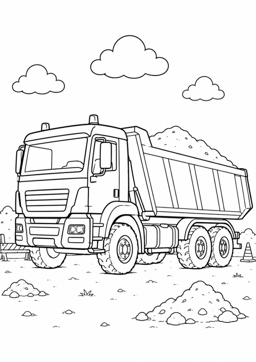 Camion benne