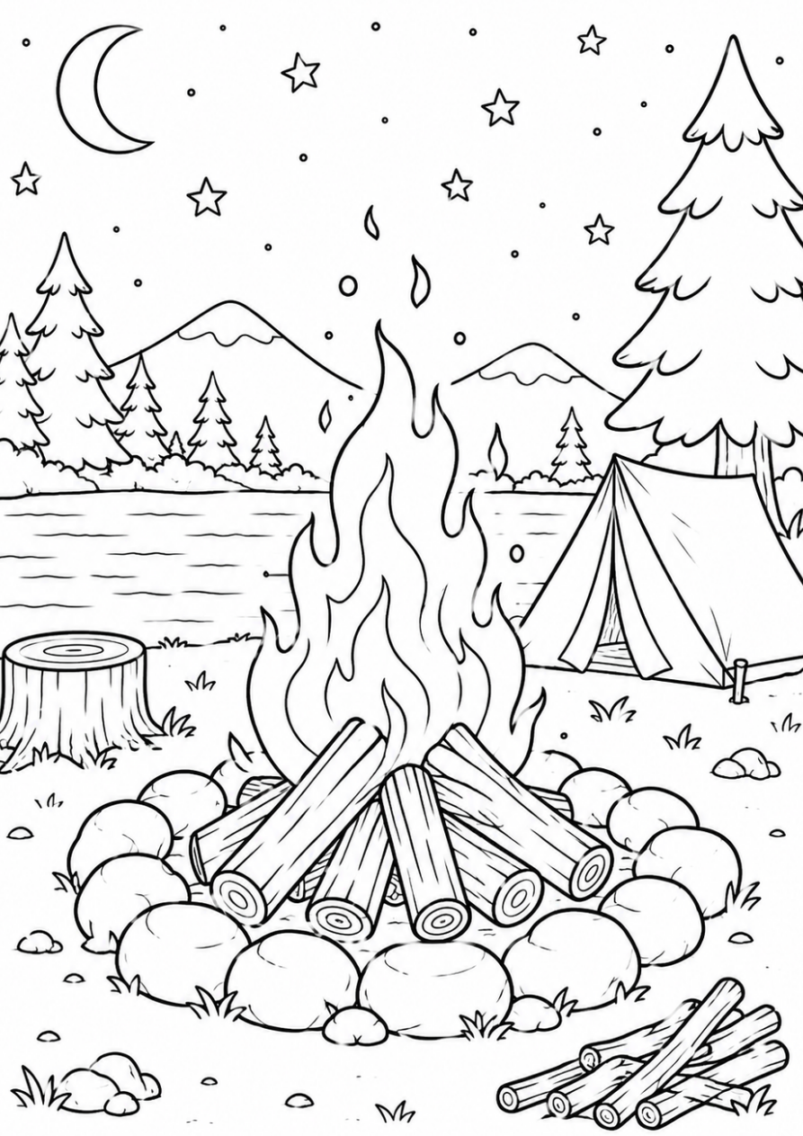 Feu de camp