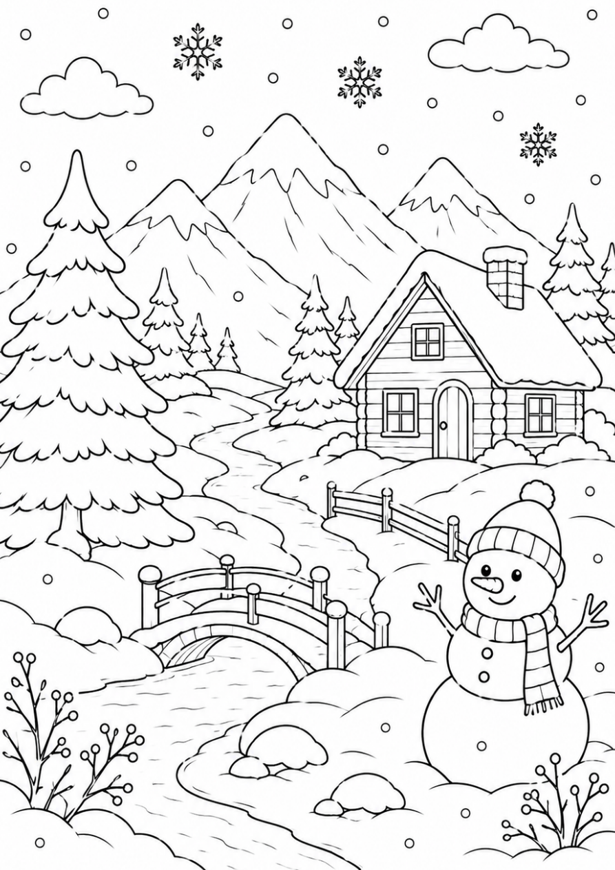 Paysage d'hiver